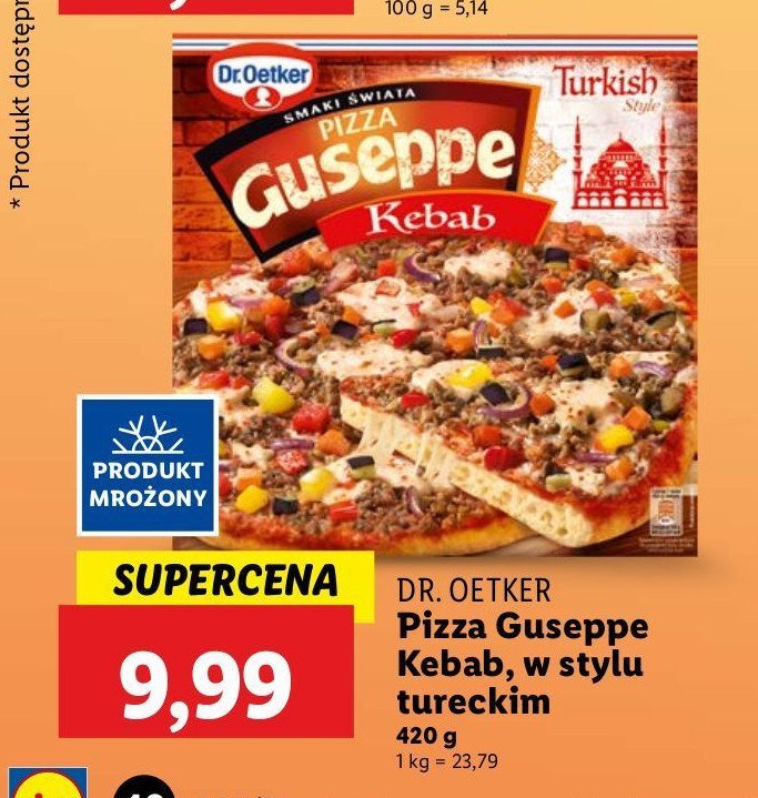 Pizza kebab Dr. oetker guseppe promocja