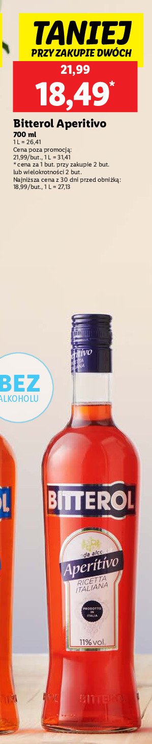 Likier Bitterol promocja w Lidl
