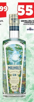 Gin Millhills 0.7l london dry 38% promocja w TOPAZ