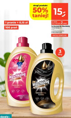 Żel do prania Der Waschkönig różne rodzaje promocja w Dealz