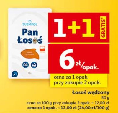 Łosoś wędzony Pan Łosoś promocja w Auchan