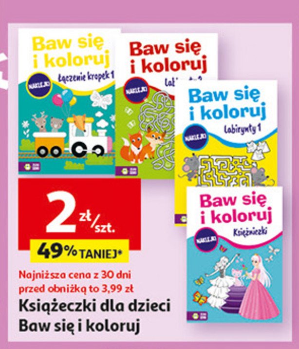 Baw się i koloruj księżniczki promocja