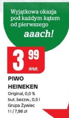 Piwo Heineken Original 0,0% promocja