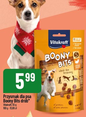 Przysmak dla psa Boony Bits drób Vitakraft promocja w POLOmarket