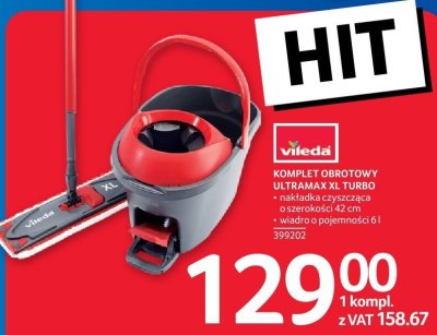 Komplet obrotowy Ultramax XL Turbo Vileda promocja w Selgros