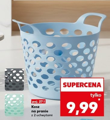 Kosz na pranie z 2 uchwytami, 27 l promocja w Kaufland