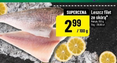 Leszcz filet ze skórą promocja w POLOmarket