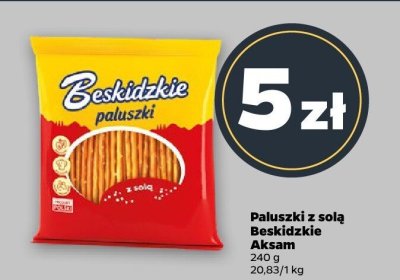 Paluszki z solą Beskidzkie promocja w Netto