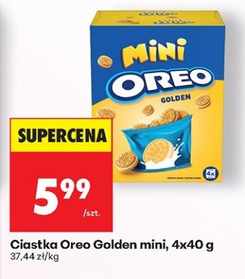 Ciastka Oreo Golden mini promocja w Biedronka