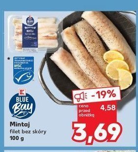 Filet z mintaja bez skóry K-classic blue bay promocja