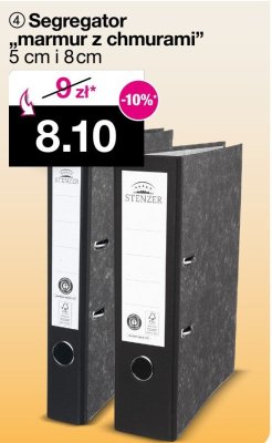 Segregator marmur z chmurami 5 cm i 8 cm promocja w Woolworth