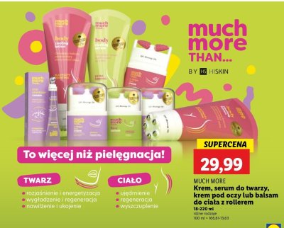 Serum uj臋drniaj膮ce do cia艂a Hiskin much more than promocja
