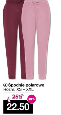 Spodnie polarowe damskie Rozm. XS – XXL promocja w Woolworth