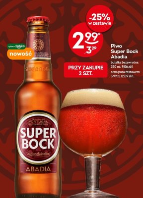 Piwo Super Bock Abadia promocja w Żabka