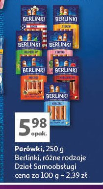 Parówki pepperoni Morliny berlinki promocja