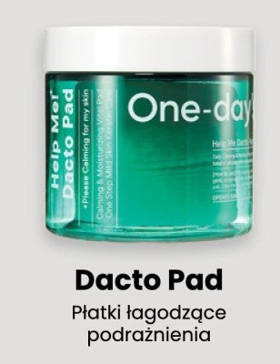 Płatki do twarzy One-day's Dacto Pad łagodzące podrażnienia promocja w Hebe