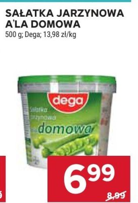 Sałatka jarzynowa a la domowa Dega 500g promocja w Stokrotka