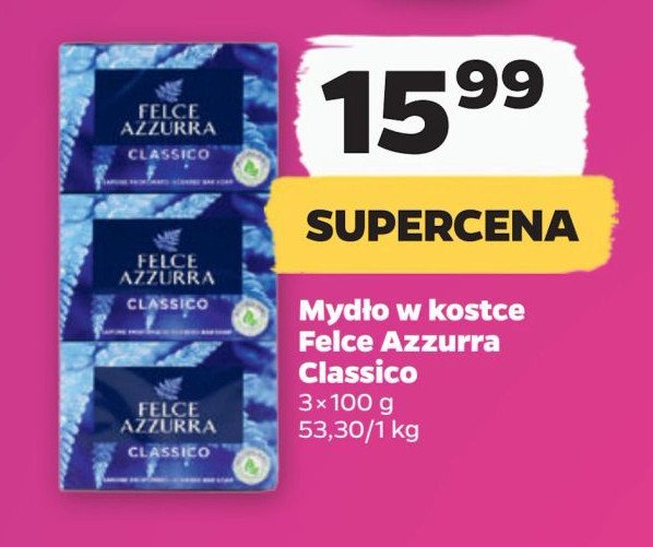 Mydło classico Felce azzurra promocja