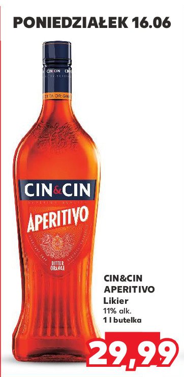 Vermouth Cin&cin aperitivo promocja w Kaufland
