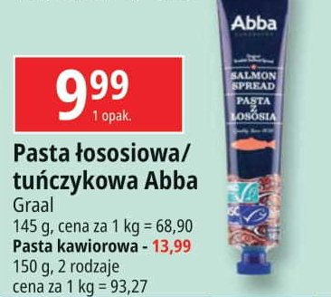 Pasta kawiorowa Abba promocja