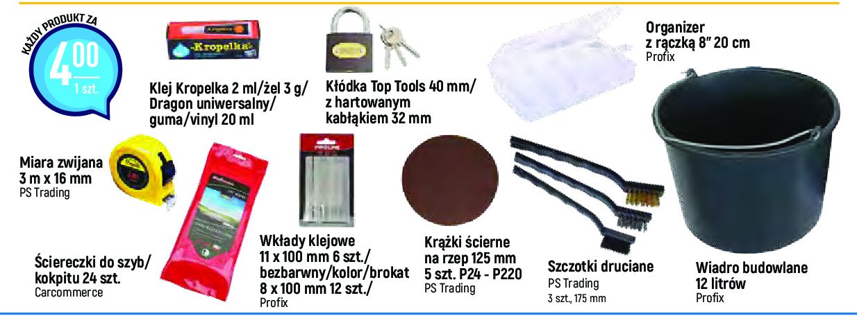Klej w laskach Profix promocja