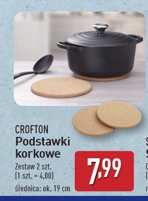 Podstawki korkowe Crofton promocja