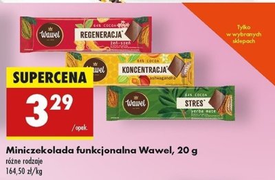Miniczekolada koncentracja z ashwagand膮 Wawel promocja