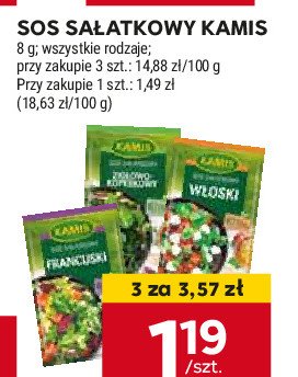 Sos sa艂atkowy zio艂owo- koperkowy Kamis promocja