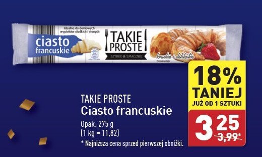 Ciasto francuskie Takie proste promocja