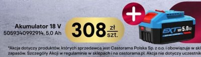 Akumulator 18V 5059340992914 promocja w Castorama