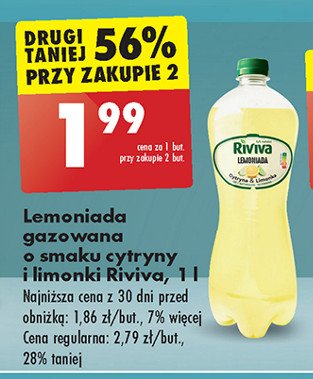 Lemoniada cytryna - limonka Riviva lemoniada promocja