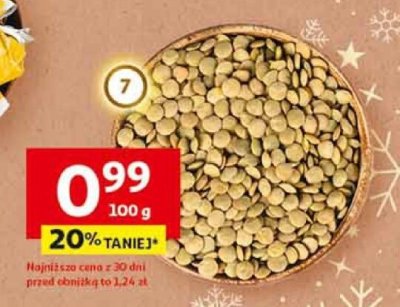 Soczewica zielona promocja w Auchan