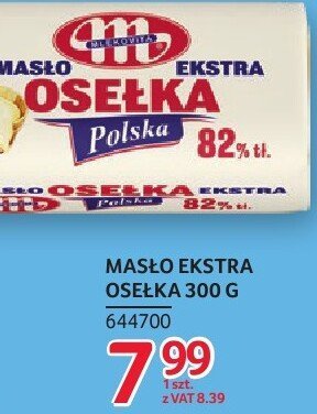 Masło Ekstra Osełka 300 g promocja w Selgros