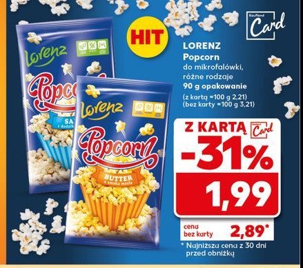 Popcorn salt Lorenz popcorn promocja