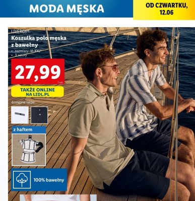 Koszulka polo m-xxl Livergy promocja