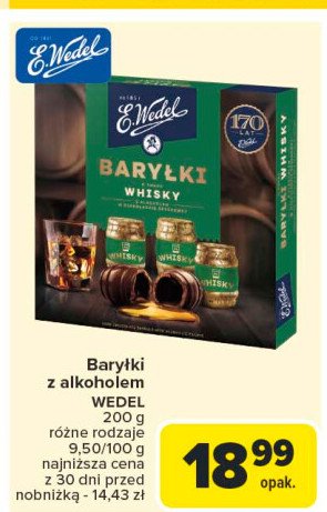 Bary艂ki o smaku whisky E. wedel bary艂ki promocja