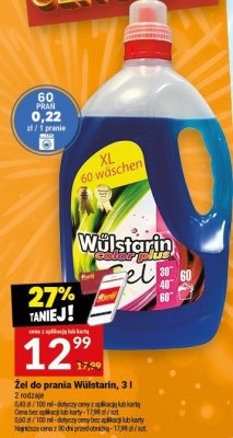 Żel do prania Wulstarin 3 l promocja w Twój Market