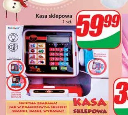 Kasa sklepowa promocja