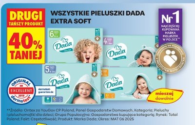 Pieluszki Extra Soft 6 promocja w Biedronka