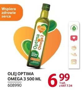 Olej Optima Omega 3 500ml promocja w Selgros