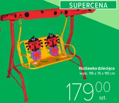 Hu艣tawka dzieci臋ca wtm. 115 x 75 x 110 cm biedronka promocja