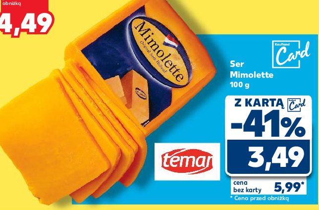 Ser mimolette Temar promocja