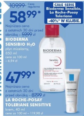 Krem LA ROCHE-POSAY Toleriane Sensitive promocja w Super-Pharm