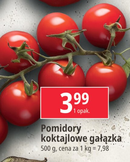 Pomidory koktajlowe - gałązka promocja