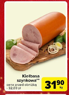 Kiełbasa szynkowa promocja