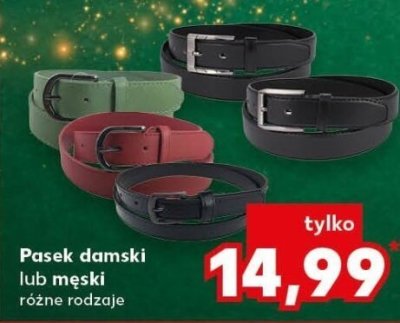 Pasek damski / męski różne rodzaje promocja w Kaufland