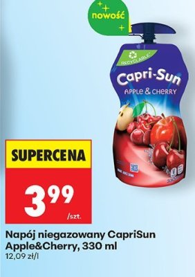 Napój niegazowany Apple&Cherry, 330 ml promocja w Biedronka