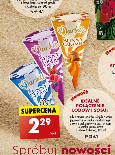Lody sunny forest fruits Marletto promocja