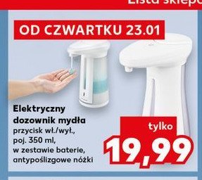 Dozownik do mydła elektryczny promocja w Kaufland