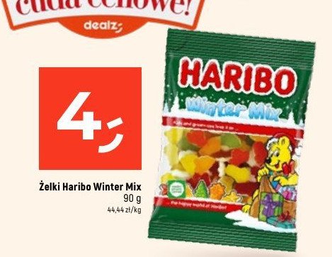 Żelki HARIBO WINTER MIX promocja w Dealz